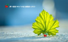 新萝卜家园win7分享强大版64位v2021.12免激活