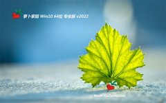 新萝卜家园win10 64位 免激活流畅清爽版v2022.07